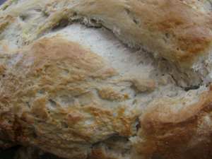 close-up of loaf